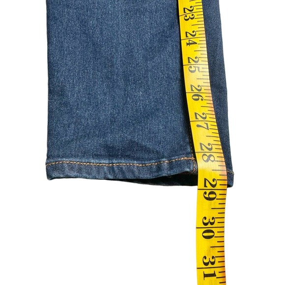 Free People | Women | Dark Wash Mid Rise Stretch Skinny Jeans | Size 27 - Picture 5 of 9